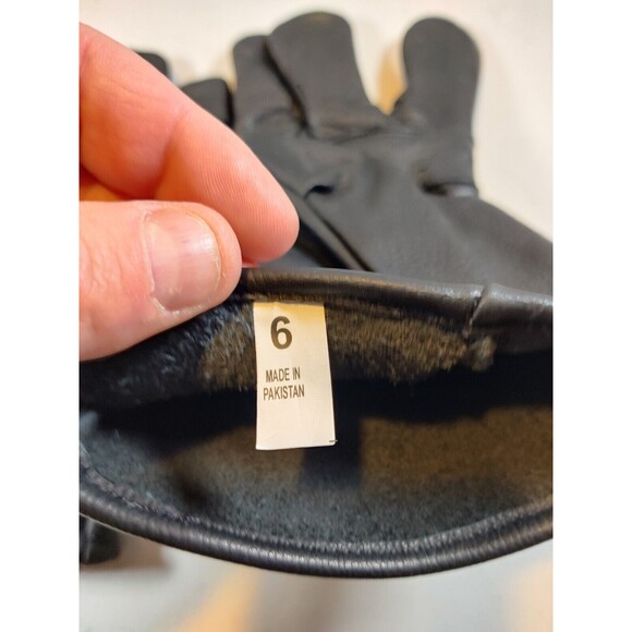 Motorcycle Gloves Black Leather Size 6, Very Nice Condition. - Picture 11 of 11